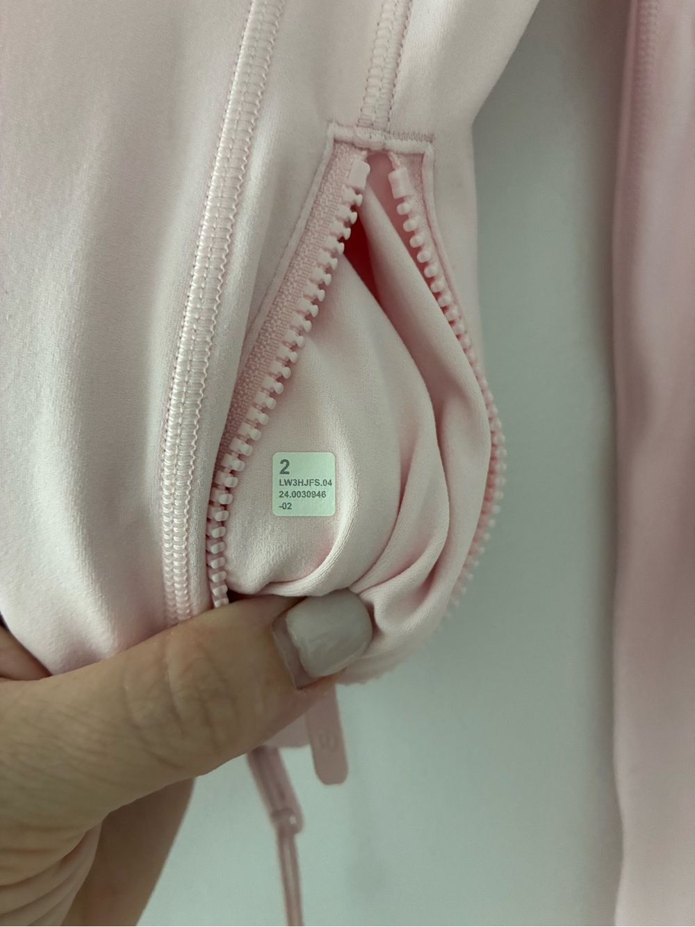 lululemon athletica Light Pink Full-Zip Bomber Jacket - Picture 4 of 6